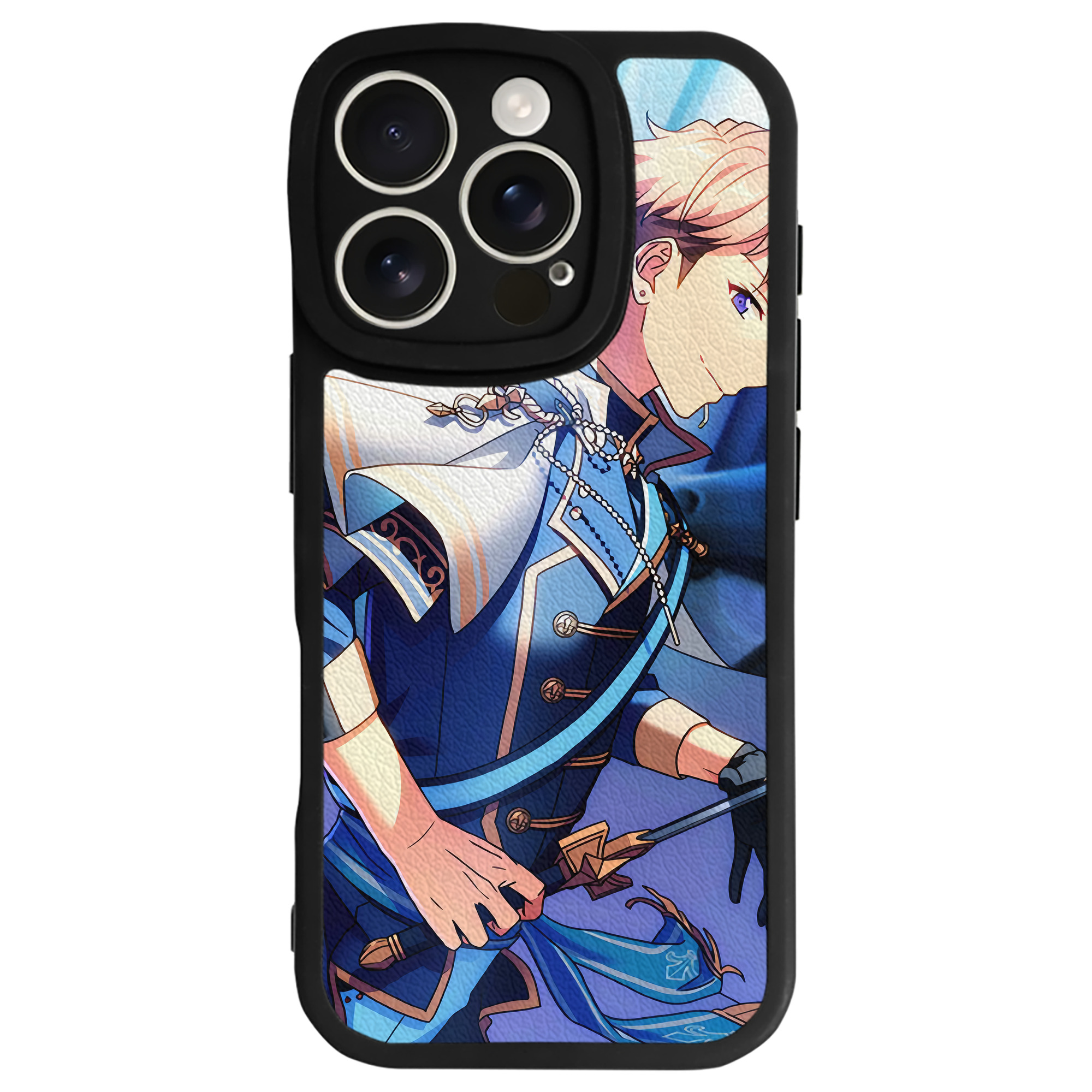 （画像用） あんさんぶるスターズ! Ensemble Stars 【iPhone 16シリーズ対応】シリコンスマホケース（レザー調） 材質：シリコン